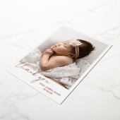 Elegant Roos Gold Bedankt voor de aankondiging van (Gedraaid)