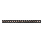 Elegant Roos Gold Black Kerstrendierpatroon Satijnen Lint (Voorkant)