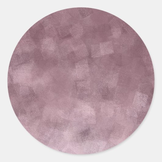 Elegant Roos Gold Blank Sjabloon Jouw tekst toevoe Ronde Sticker (Voorkant)