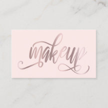 Elegant roos gold & blush roze make-up kunstenaar