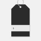 Elegant Roos Gold Botanical Branch Price Labels Cadeaulabel (Achterkant)