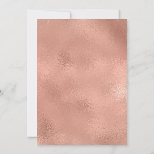 Elegant Roos Gold Butterfly Florence Vrijgezellenf Kaart (Achterkant)