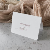 Elegant Roos Gold Calligrafie Escort Place Kaarten