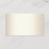 Elegant Roos Gold Calligraphy Champagne Wedding Plaatskaartje (Achterkant)