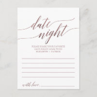 Elegant Roos Gold Calligraphy Date Night Idea Kaar
