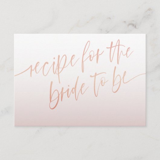 Elegant Roos Gold Calligraphy Vrijgezellenfeest Informatiekaartje (Voorkant)