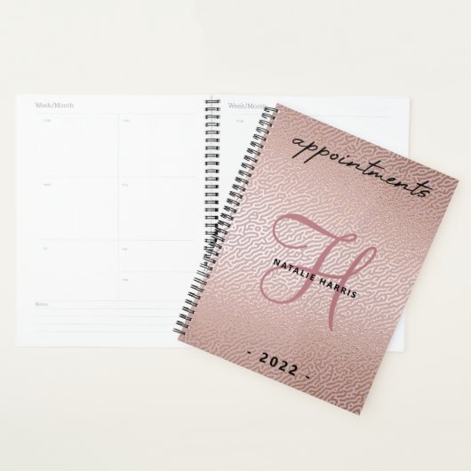 Elegant Roos Gold Chic Appointbook Planner (Display)
