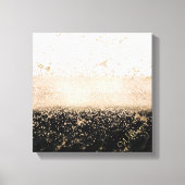 Elegant roos Gold confetti marmer Canvas Afdruk (Voorkant)