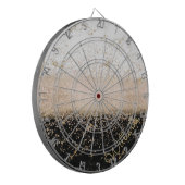 Elegant roos Gold confetti marmer Dartbord (Voorkant Links)