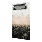 Elegant roos Gold confetti marmer Mini Klembord (Angled2)