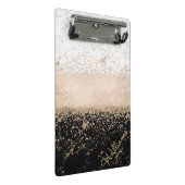 Elegant roos Gold confetti marmer Mini Klembord (Schuin)