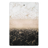 Elegant roos Gold confetti marmer Mini Klembord (Achterkant)