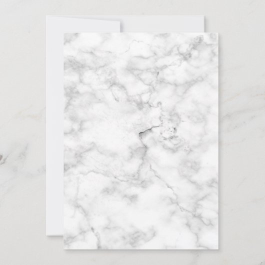 Elegant Roos Gold Copper Marble Palm Tree Weddensc Kaart (Achterkant)