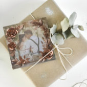 Elegant Roos Gold Custom Foto Luxe bruiloft Kaart