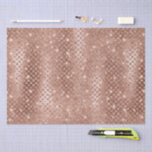 Elegant Roos Gold Diamonds Metallic Glitter Tissuepapier (Craft)
