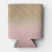 Elegant Roos Gold en Gold Glitter Sparkles foto Blikjeskoeler (Voorkant)