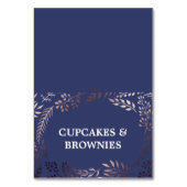 Elegant Roos Gold en marinevoedsel Kaarten (Voorkant)