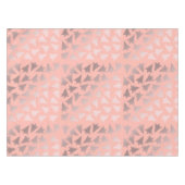 Elegant Roos Gold en roze kerstboomstructuur Tafelkleed (Voorkant (Horizontaal))