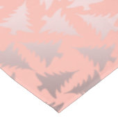 Elegant Roos Gold en roze kerstboomstructuur Tafelkleed (Gekanteld)