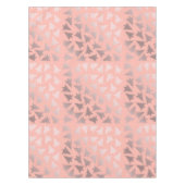 Elegant Roos Gold en roze kerstboomstructuur Tafelkleed (Voorkant)