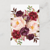 Elegant Roos Gold | Floral — Kaart invullen (Achterkant)