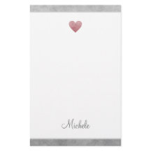 Elegant Roos Gold Foil Heart Modern Script