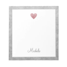 Elegant Roos Gold Foil Heart Modern Script