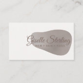 Elegant Roos Gold Folie Abstract Blush Beauty Visitekaartje (Voorkant)