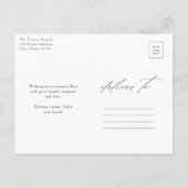 Elegant Roos Gold Garland 2 Kerstmis Feestdagenkaart (Achterkant)