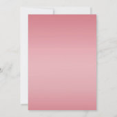 Elegant Roos Gold Glitter 40 en bruinkoolvis Kaart (Achterkant)