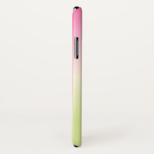 Elegant Roos Gold Glitter Drivers Ombre Striped Case-Mate iPhone Case (Achterkant / rechts)