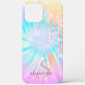 Elegant Roos Gold Glitter druppelt oogkleurig Case-Mate iPhone Case (Achterkant)