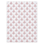 Elegant Roos Gold Glitter en marmer kerstboom Tafelkleed (Voorkant)