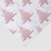 Elegant Roos Gold Glitter en marmer kerstboom Tissuepapier (Detail)