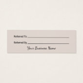 Elegant Roos Gold Glitter Heart Reference Kaart (Achterkant)