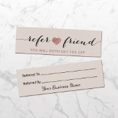 Elegant Roos Gold Glitter Heart Reference Kaart