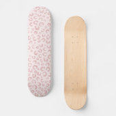 Elegant Roos Gold Glitter Leopard Animal Print Persoonlijk Skateboard (Voorkant)