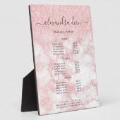 Elegant roos gold glitter make-up artiest services fotoplaat (Zijkant)