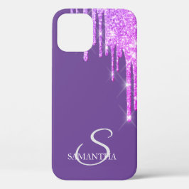 Elegant Roos Gold Glitter-schijven Case-Mate iPhone Case