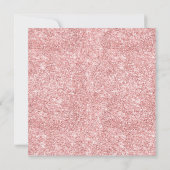 Elegant Roos Gold Glitter Tree-kerstfeest Kaart (Achterkant)