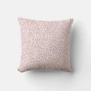 Elegant Roos Gold Glitter White Leopard Print Kussen