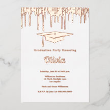 Elegant Roos Gold Graduation Party