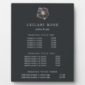 Elegant Roos Gold Hibiscus Flower Pricing/Services Fotoplaat (Voorkant)