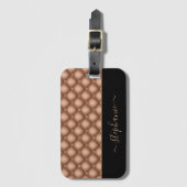Elegant Roos Gold Jewel, speciaal gepersonaliseerd Bagagelabel (Voorkant (verticaal))