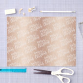 Elegant Roos Gold kerst Tissuepapier (Craft)