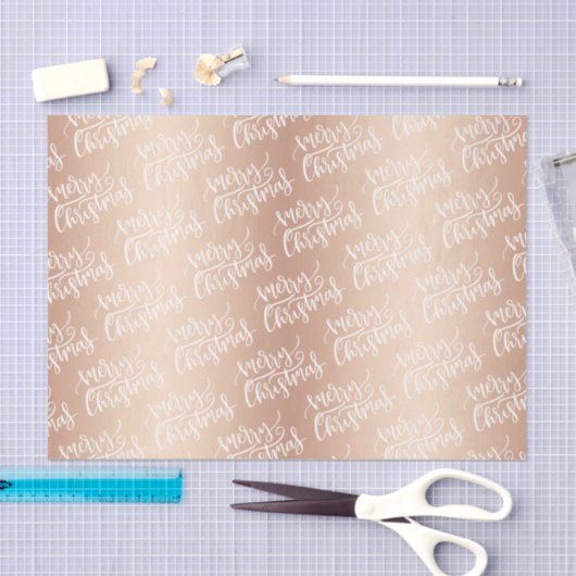 Elegant Roos Gold kerst Tissuepapier (Craft)