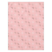 Elegant Roos Gold Kerstmis Snowflake Patroon Tafelkleed (Voorkant)