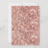 Elegant Roos Gold Kinder Girl 10e verjaardag Kaart (Achterkant)