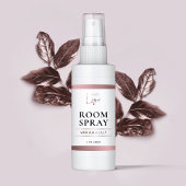 Elegant Roos Gold Logo Room Freshener Spray Label