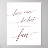 Elegant Roos Gold Love kan hot Weddenschap zijn Poster (Voorkant)